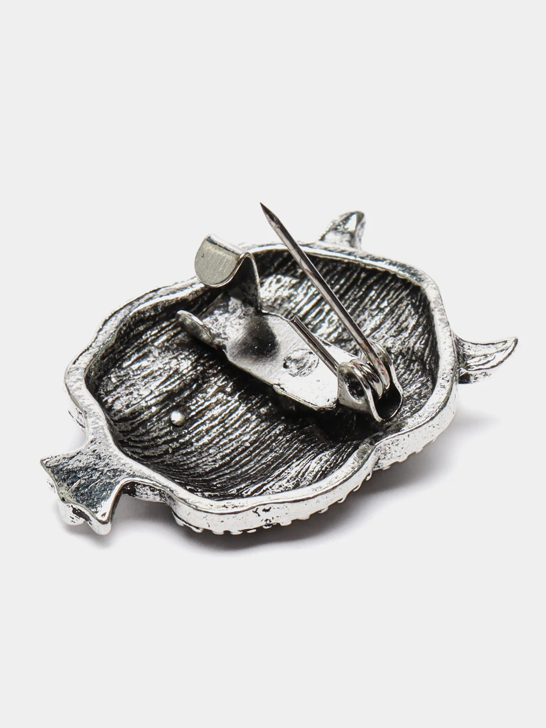 Серебряный брошь женская "Сова", брошка 2*3см