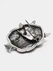 Серебряный брошь женская "Сова", брошка 2*3см