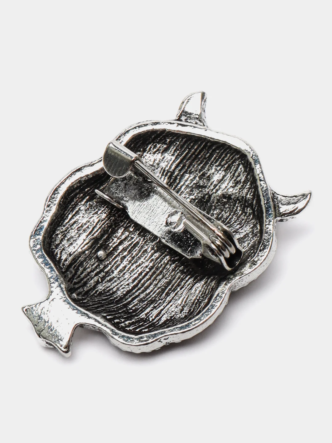 Серебряный брошь женская "Сова", брошка 2*3см