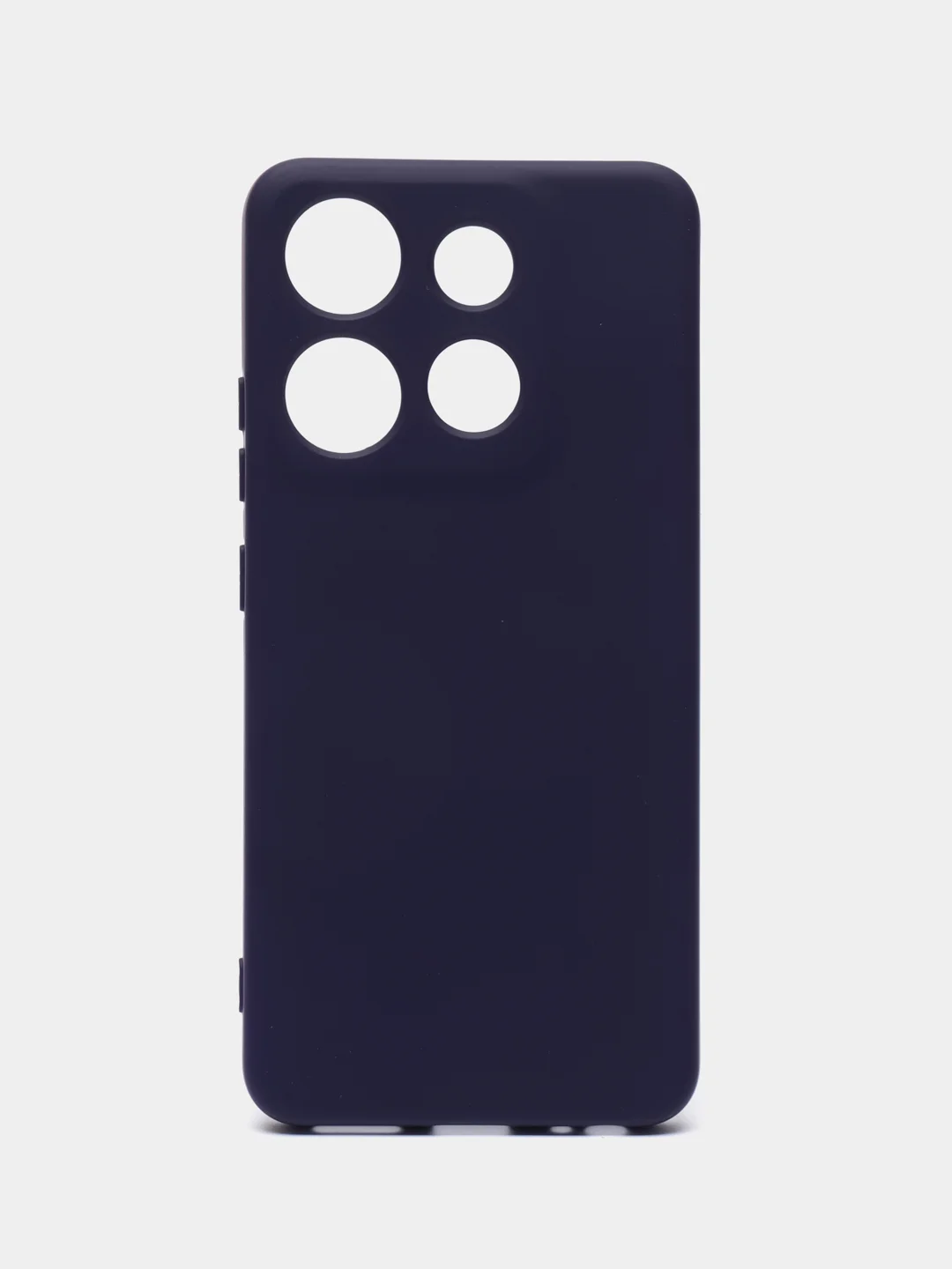Темно-синий чехол для Infinix Smart 7 (Инфиникс Смарт 7), Silicone Case