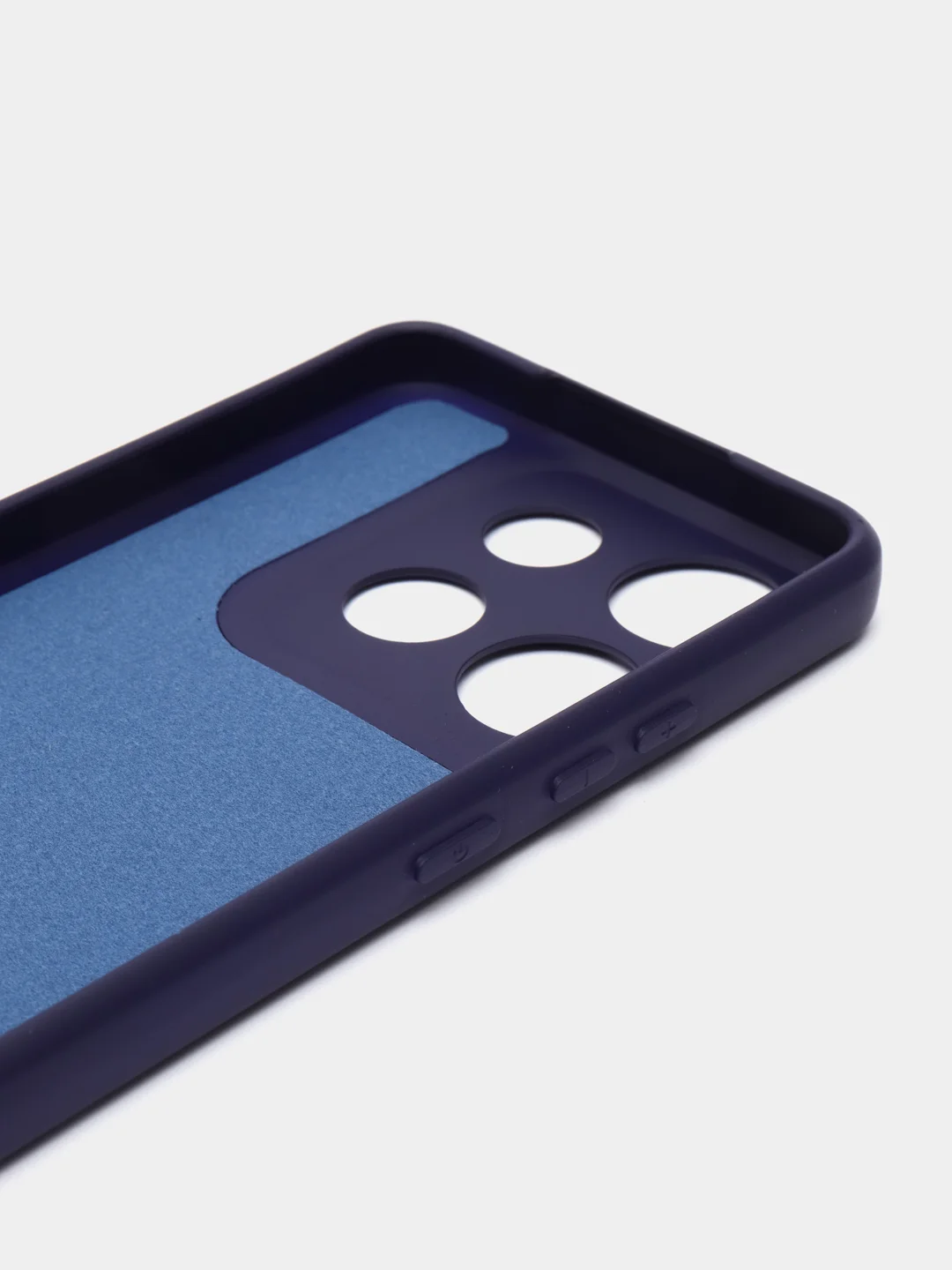 Темно-синий чехол для Infinix Smart 7 (Инфиникс Смарт 7), Silicone Case