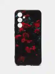 Оранжевый силиконовый чехол для Samsung Galaxy A54 (Самсунг Галакси А54), с принтом, с рисунком