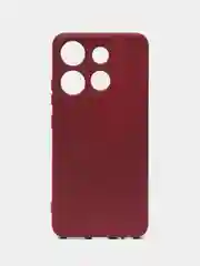 Тёмно-бордовый чехол для Infinix Smart 7 (Инфиникс Смарт 7), Silicone Case