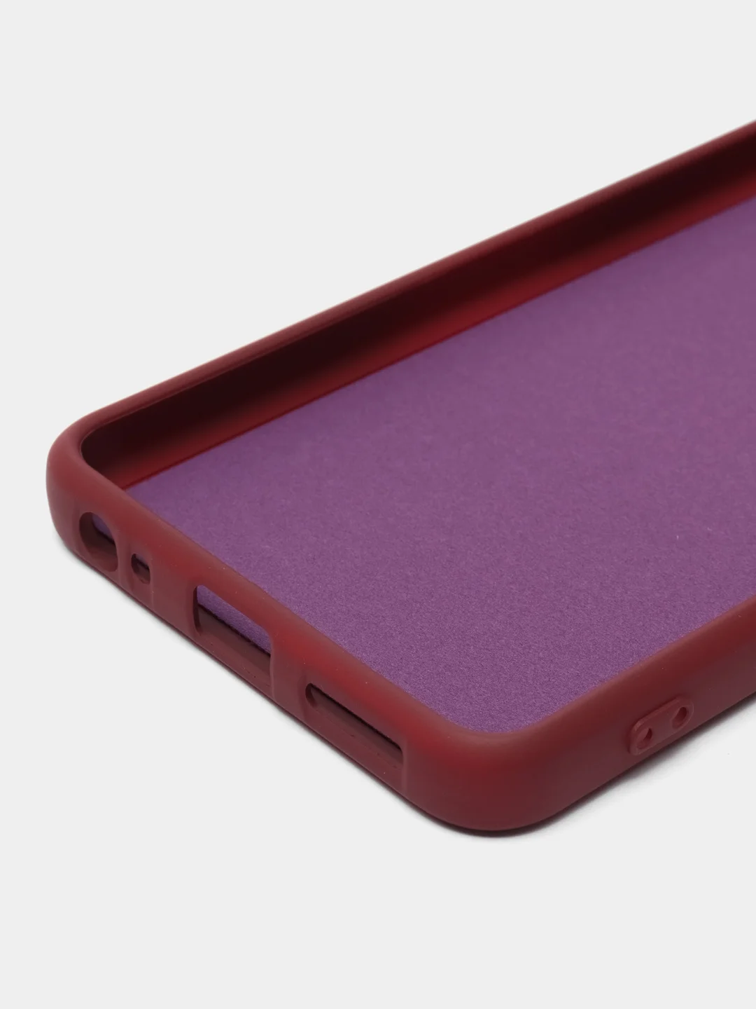 Тёмно-бордовый чехол для Infinix Smart 7 (Инфиникс Смарт 7), Silicone Case