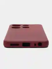Тёмно-бордовый чехол для Infinix Smart 7 (Инфиникс Смарт 7), Silicone Case