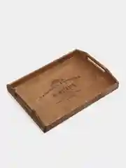 Поднос с декором, 40*30*7,5 см, сосна