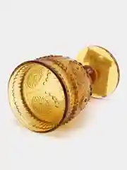 Бокал стеклянный Magistro "Ларго", 260 мл, цвет янтарный