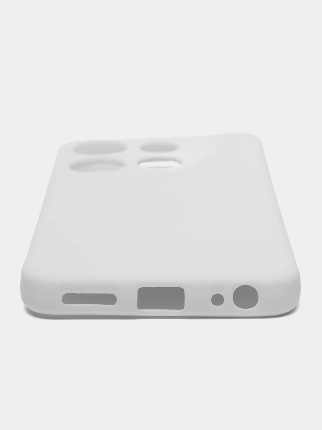 Белый чехол для Infinix Smart 7 (Инфиникс Смарт 7), Silicone Case