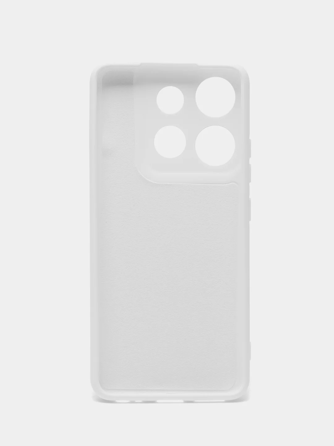 Белый чехол для Infinix Smart 7 (Инфиникс Смарт 7), Silicone Case