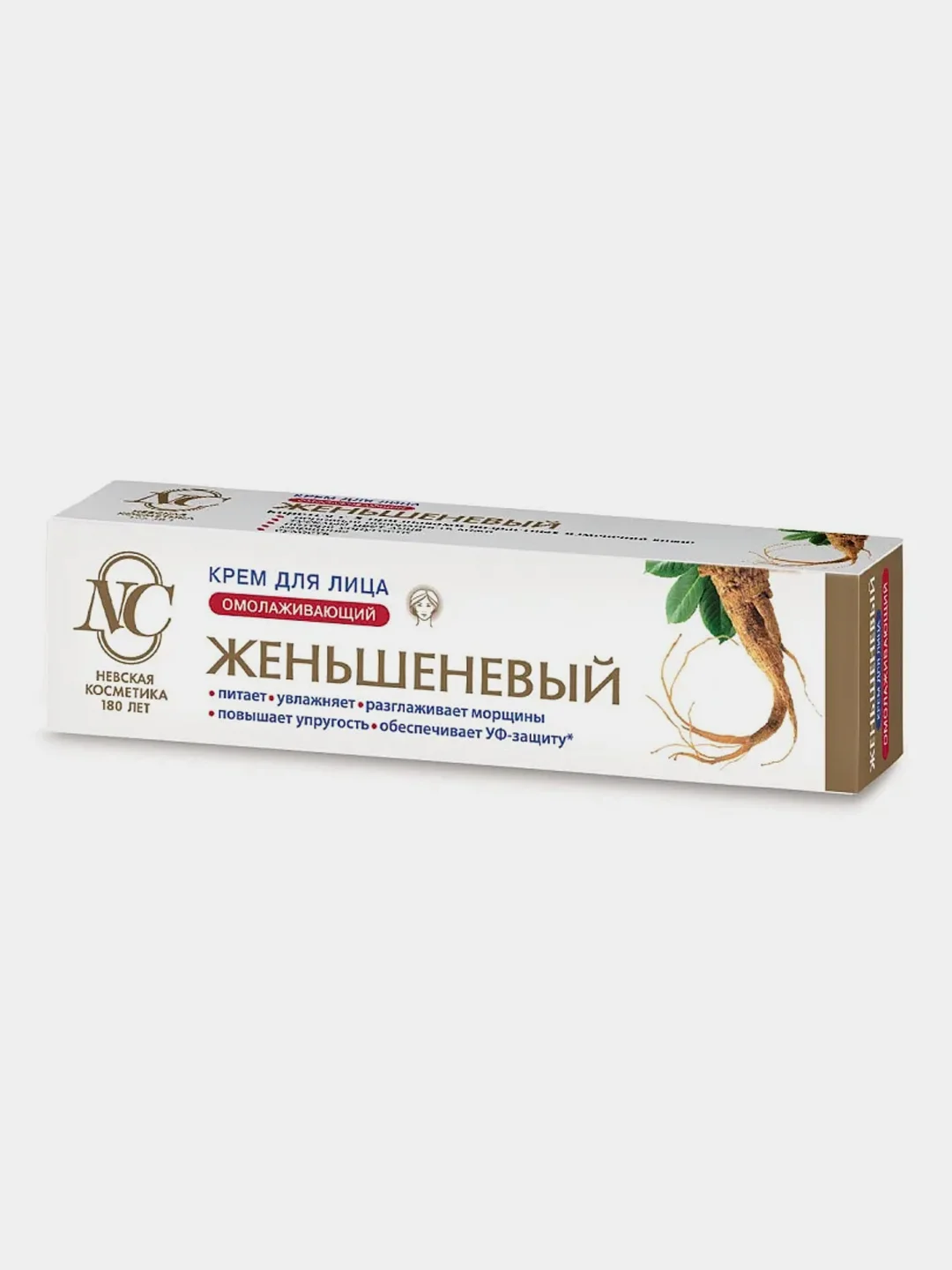Крем для лица омолаживающий "Невская Косметика Женьшеневый", 40 мл