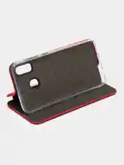 Красный samsung A01, A10, A11, A20, A30, A21S, A41, A50, A51, А52,A71, M21, M31, M31S чехол-книжка
