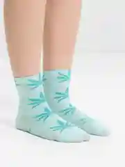 Носки женские "Конопля", хлопок