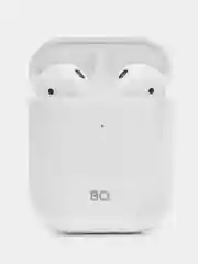 Белый беспроводные наушники BQ BHS-06, 200 мАч