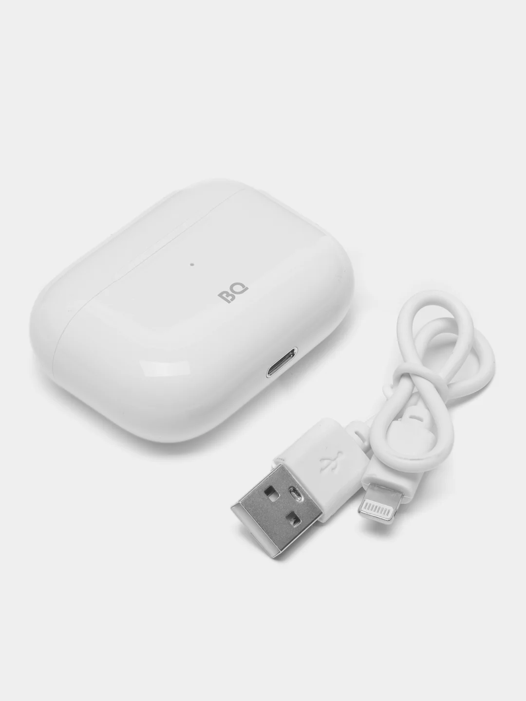Белый bluetooth наушники BQ BHS-07