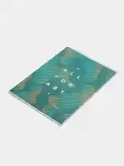 Зеленый тетрадь 80л., А4, клетка "Моноколор. All for art"