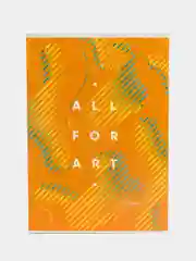 Желтый тетрадь 80л., А4, клетка "Моноколор. All for art"