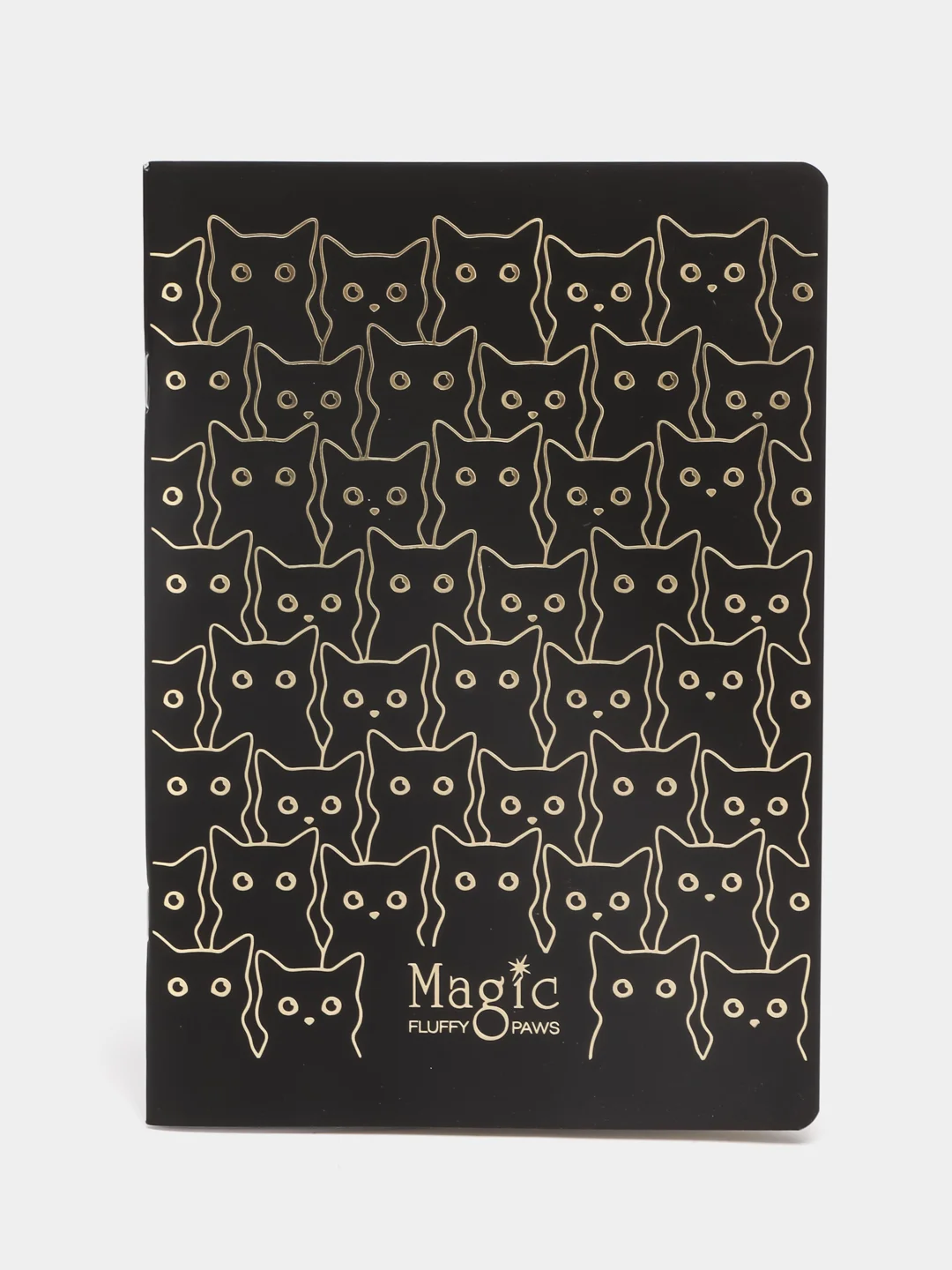 Хром тетрадь 40 л, А5, клетка "Black cat", матовая ламинация
