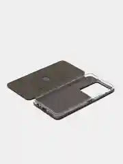 Багровый чехол-книжка для Infinix NOTE 30 4G (Инфиникс Нот 30 4 Джи)