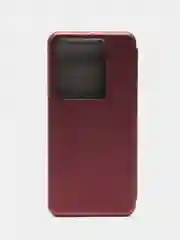 Багровый чехол-книжка для Infinix NOTE 30 4G (Инфиникс Нот 30 4 Джи)