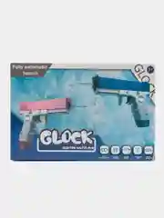 Розовый электрический водный пистолет CLOCK на аккумуляторе, для детей