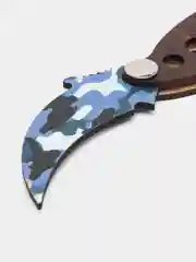 Нож с двумя лезвиями, раскладной