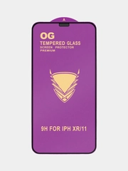 Защитное стекло OG iPhone 15, 14, 13, 12, 11, XR, Pro, Max, Mini, X, XS, 7, 8, SE на айфон