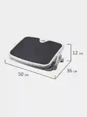 Подставка для ног под стол для офиса и дома, регулируемый наклон и высота, Brauberg 530363
