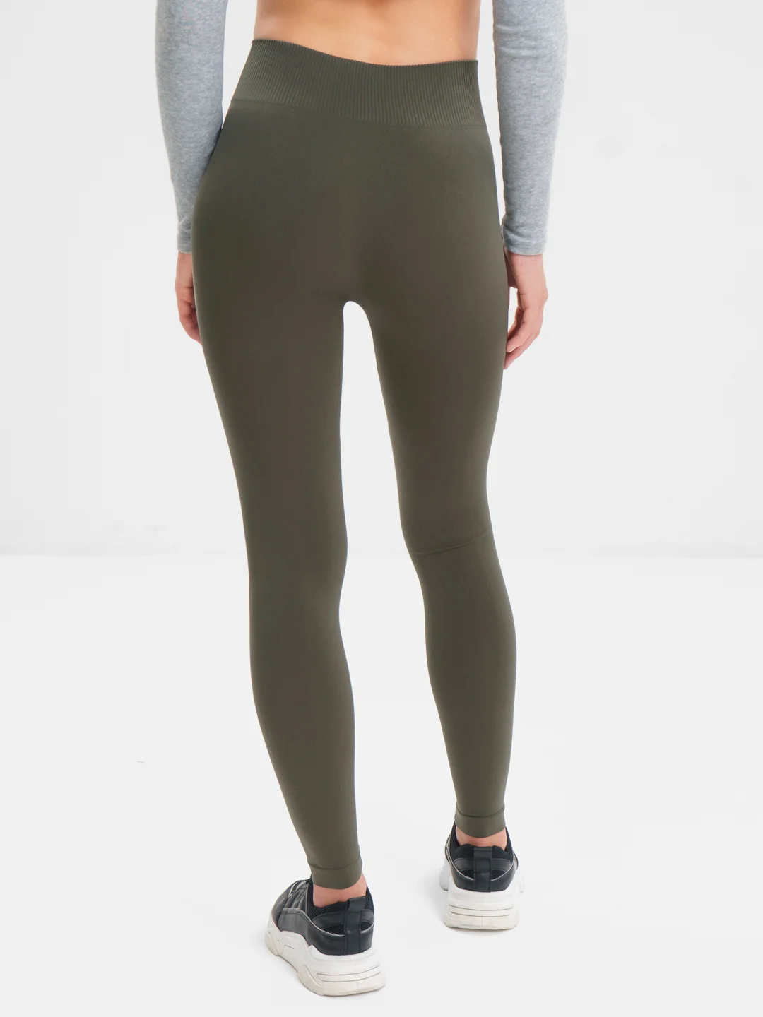 Хаки легинсы Giulia Leggings 01