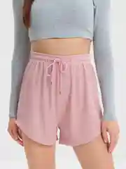 Розовый шорты женские, спортивные, шорты для дома, шорты летние