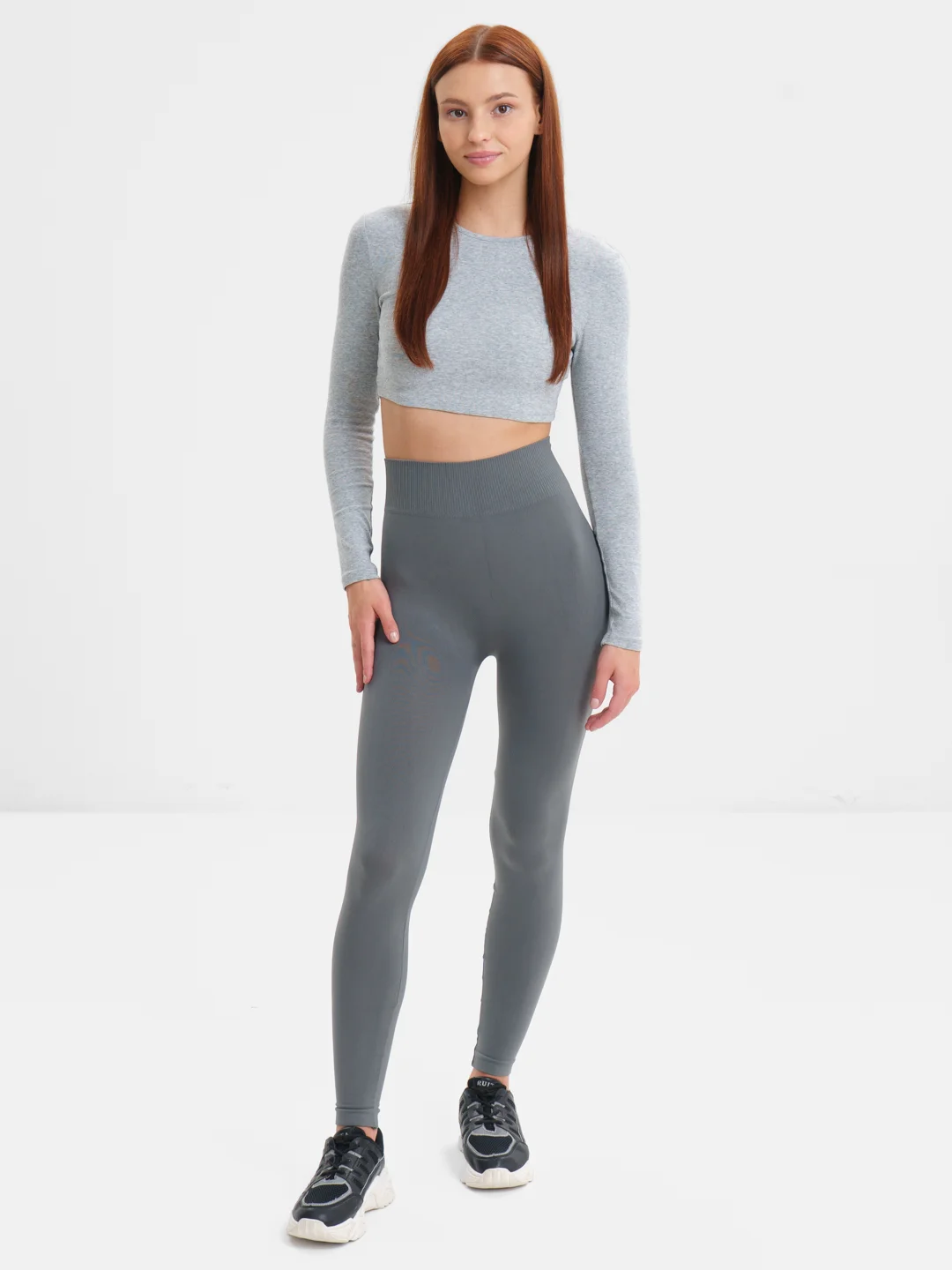 Серый легинсы Giulia Leggings 01