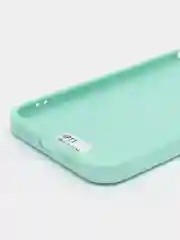 Мятный силиконовый чехол для iPhone 11, со стеклянной панелью и защитой для камеры