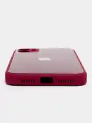 Фуксия силиконовый чехол для iPhone 11, со стеклянной панелью и защитой для камеры