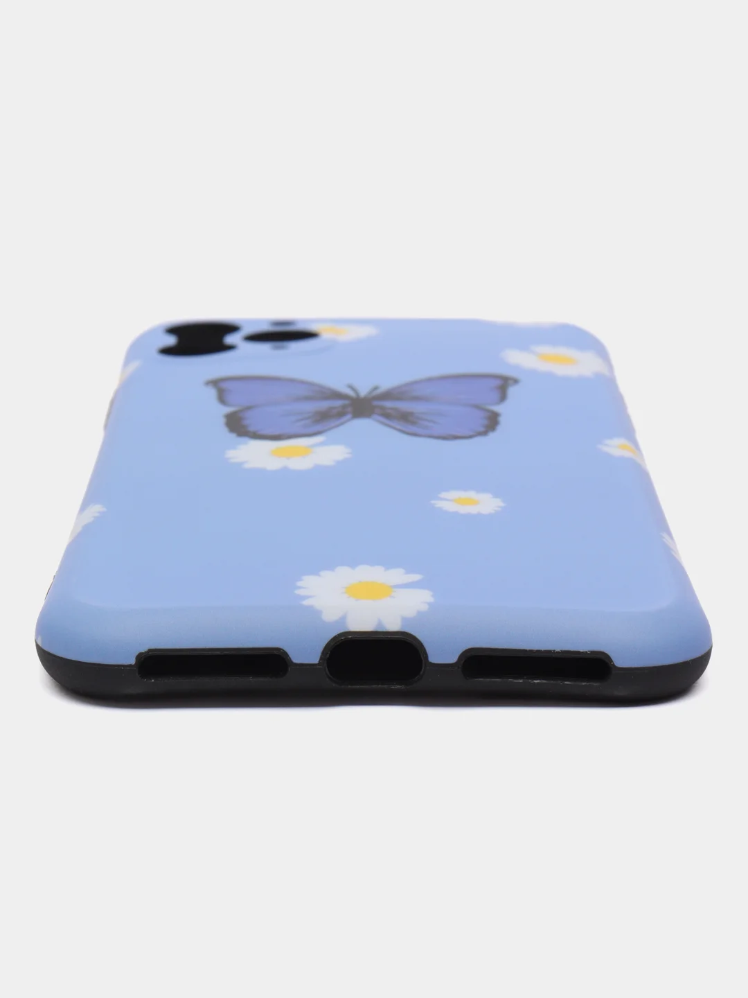 Фиолетовый силиконовый чехол с рисунком iPhone 11 Pro Max, XS, XR