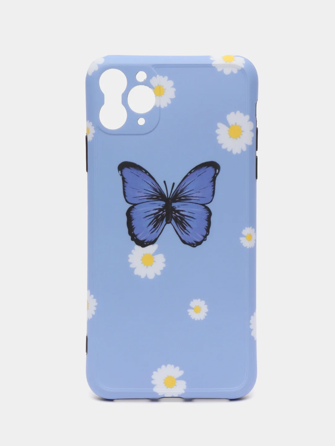 Фиолетовый силиконовый чехол с рисунком iPhone 11 Pro Max, XS, XR