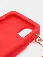 Красный силиконовый, резиновый чехол поп-ит для iPhone XR, 11, 12, Pro MAx