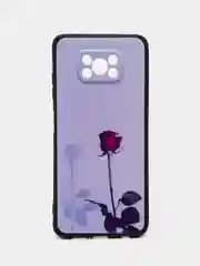 Серебряный чехол для Xiaomi Poco X3 NFC X3 Pro X3, с принтом, с рисунком (Поко Х3 Про)
