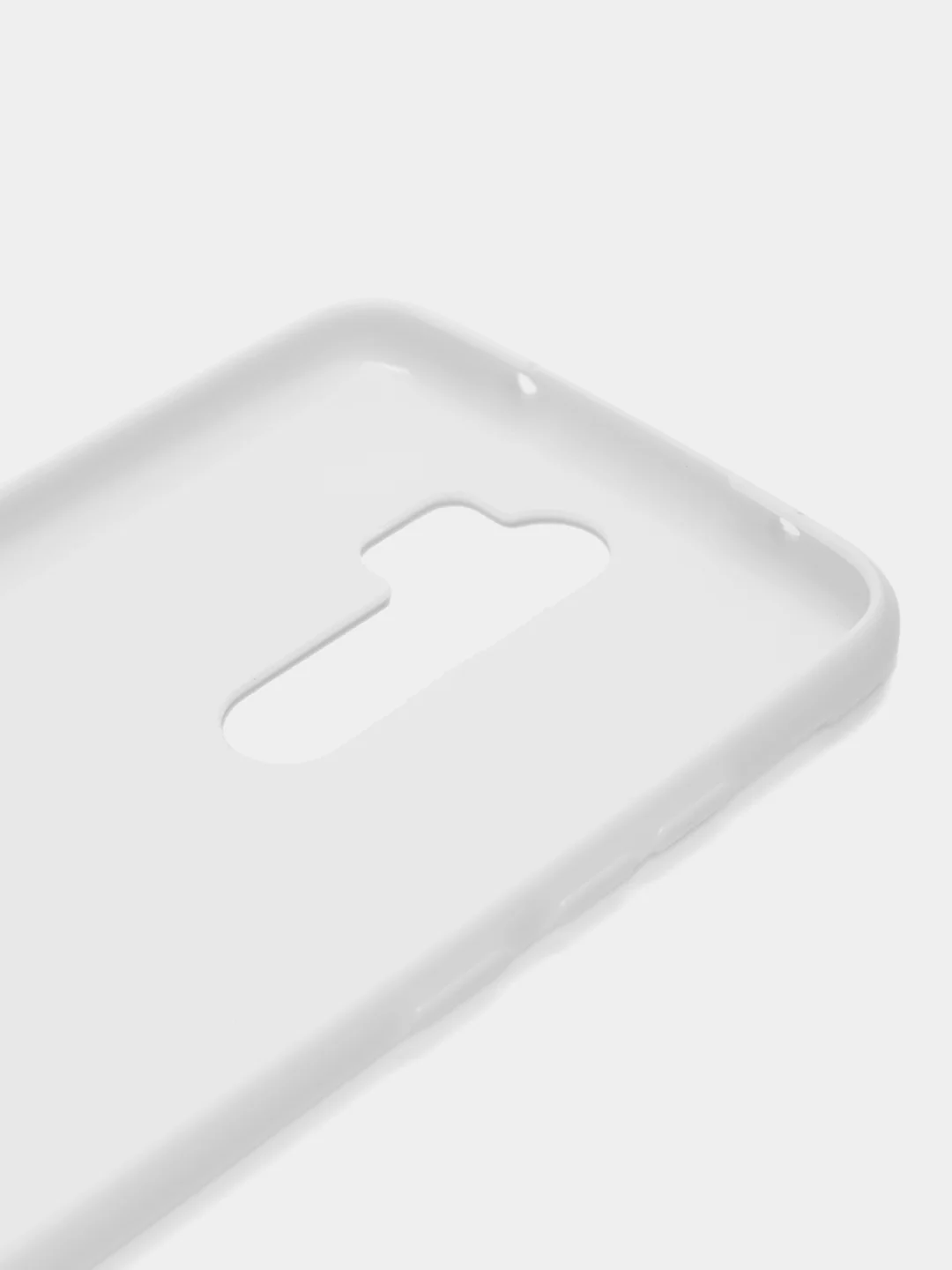 Белый чехол силиконовый для Xiaomi Note 8 pro, рифленый, усиленные углы