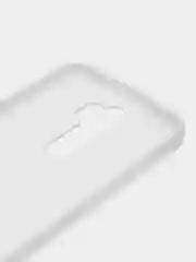 Белый чехол силиконовый для Xiaomi Note 8 pro, рифленый, усиленные углы