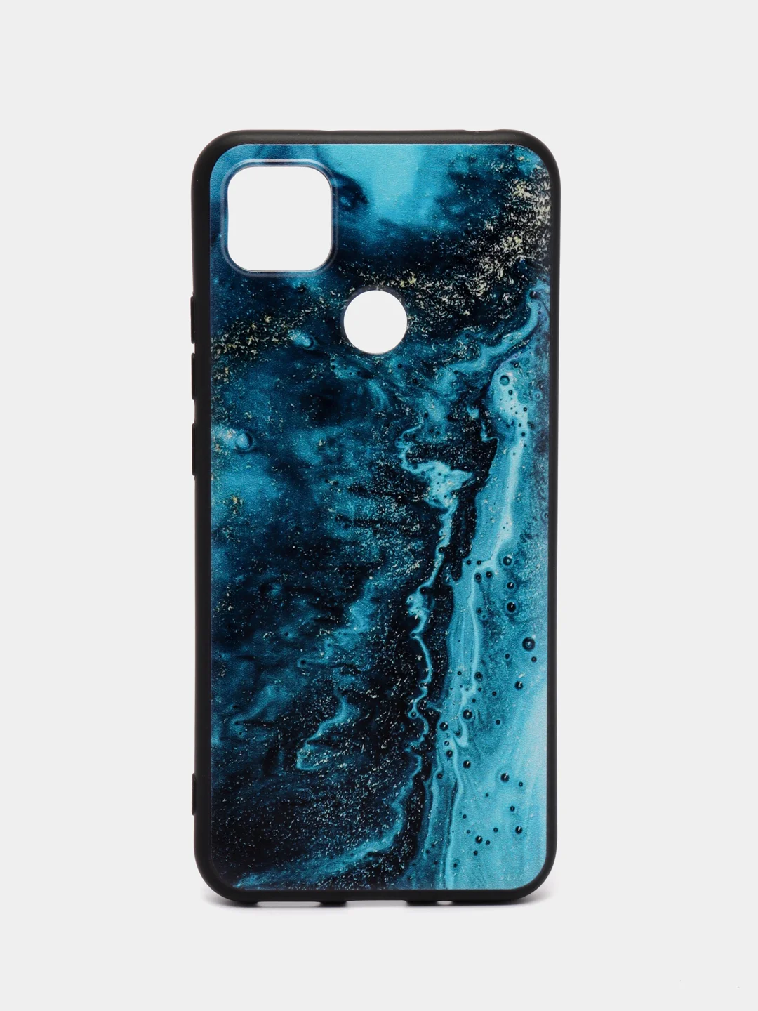 Тёмно-бирюзовый чехол для Xiaomi Redmi 9C / 10A, с принтом, с рисунком (Сяоми Редми 9С / 10А)