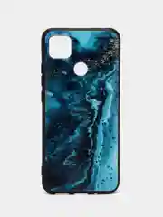Тёмно-бирюзовый чехол для Xiaomi Redmi 9C / 10A, с принтом, с рисунком (Сяоми Редми 9С / 10А)