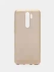 Золотой чехол пластиковый, матовый, Xiaomi redmi note 8 Pro