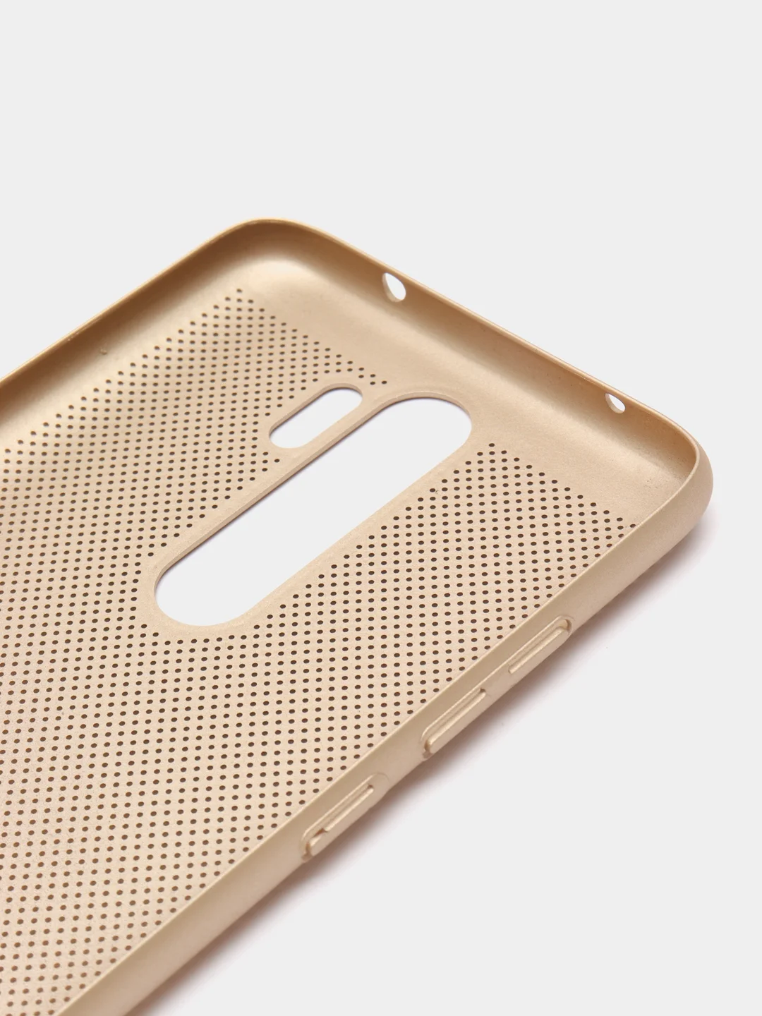 Золотой чехол пластиковый, матовый, Xiaomi redmi note 8 Pro
