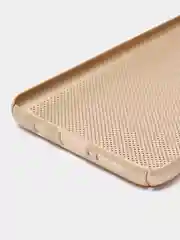 Золотой чехол пластиковый, матовый, Xiaomi redmi note 8 Pro