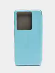 Голубой чехол-книжка для Infinix NOTE 30 4G (Инфиникс Нот 30 4 Джи)