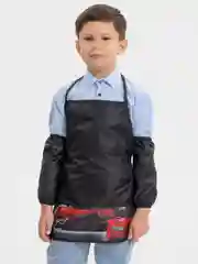 Черный фартук для труда + нарукавники