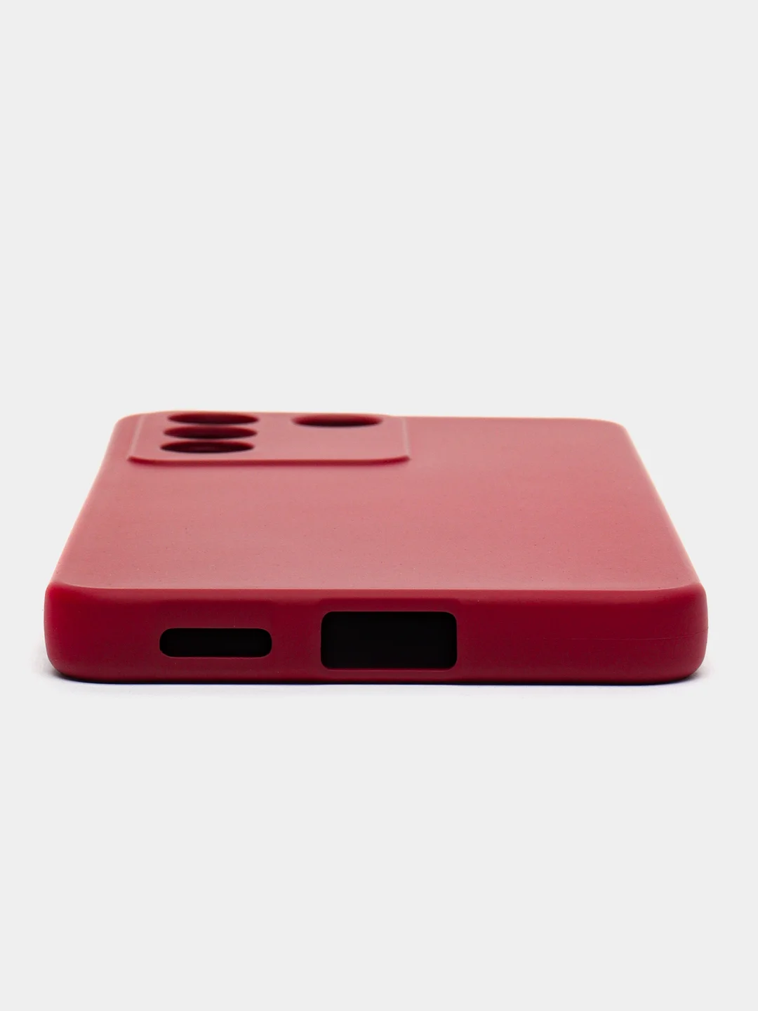 Тёмно-бордовый чехол для Vivo V27E (Виво В27Е), Silicone Case