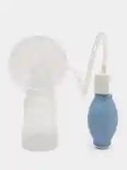 Голубой молокоотсос ручной, с бутылочкой