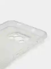 Белый силиконовый чехол на Xiaomi Poco X3/X3 Pro / Сяоми Poco X3/Х3 Про прозрачный, с рисунком