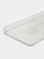 Белый силиконовый чехол на Xiaomi Poco X3/X3 Pro / Сяоми Poco X3/Х3 Про прозрачный, с рисунком