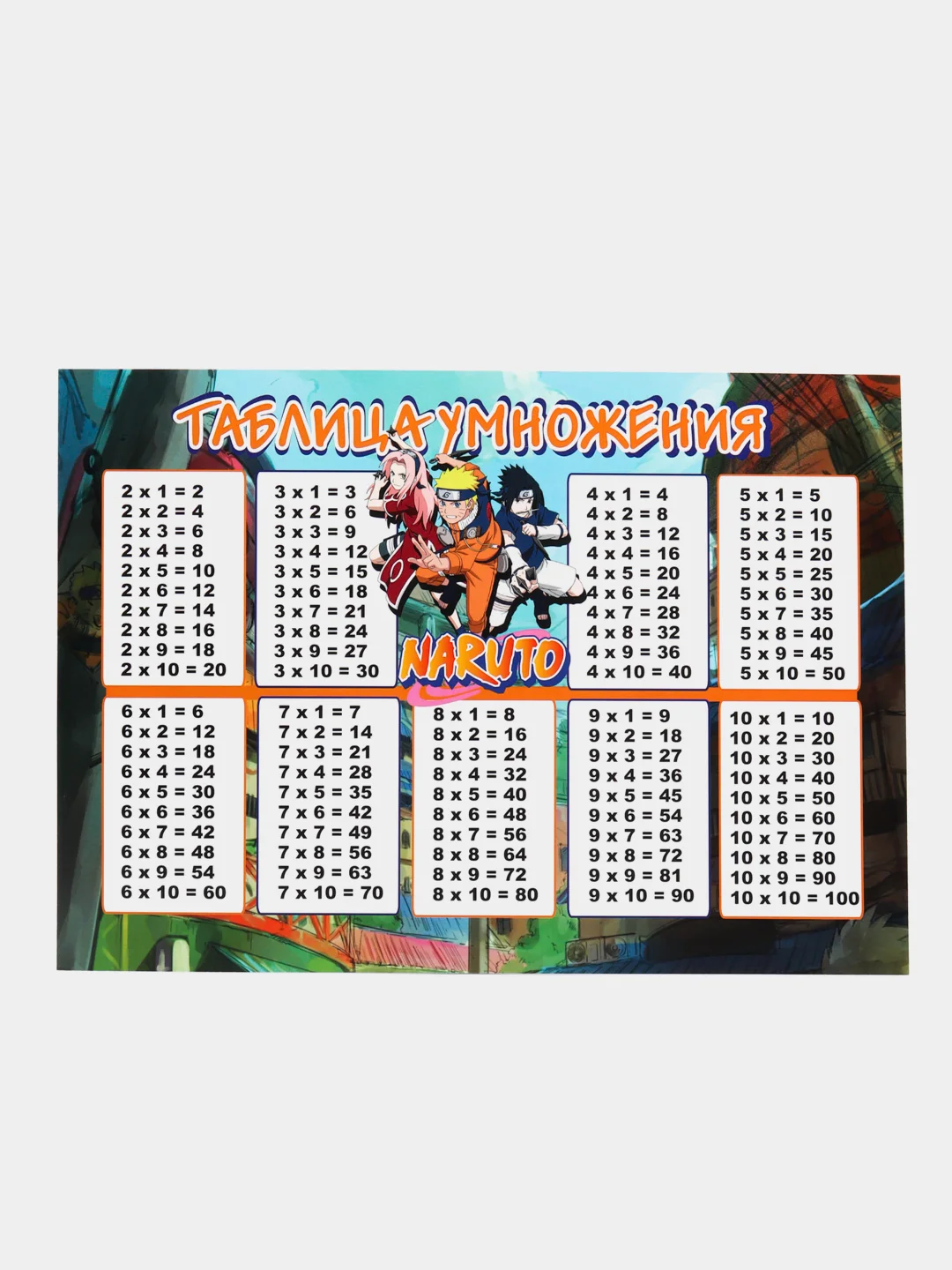 Расписание уроков А4 - Naruto (Наруто)